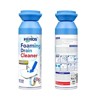 450ml Herios Ddrain Pipe Foam Cleaner Spray For Household Cleaning